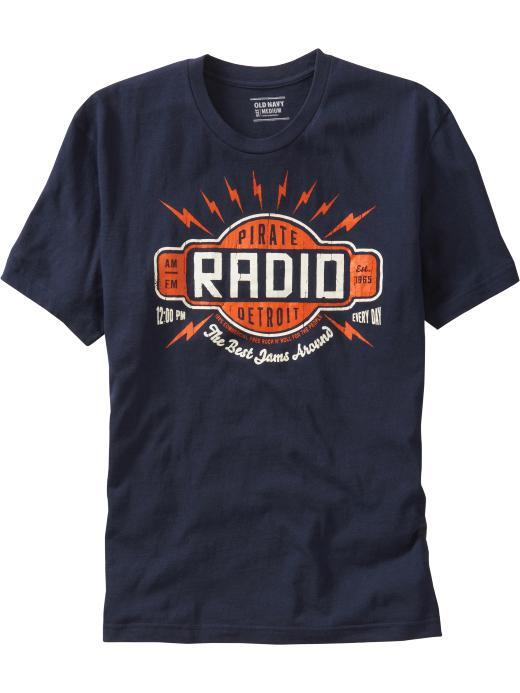 It's a radio shirt. Get it?